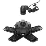 RIGEL LED zestaw: lampa warsztatowa składana 5-skrzydłowa 55W + statyw + adapter AD-NL-6516 ORNO