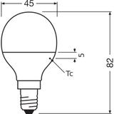 Lampa LED antybakteryjna LC CL P40 4,9W 840 230V FR E14