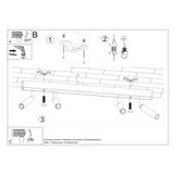 Sollux Plafon EYETECH 4 czarny SL.0900