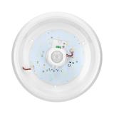 ZONDA LED EMERGENCY 12W/1,2W, plafon z czujnikiem ruchu, 800lm/80lm, IP20, 4000K, poliwęglan mleczny AD-PL-391WLPMR4 ORNO
