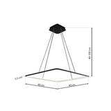 lampa wisząca LED Nix Black 25W 1750lm 3000K ML517 Milagro