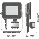 Naświetlacz FLOOD COMPACT SENSOR V 20W 840 SYM 100 black