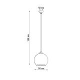 Sollux Lampa wisząca BALL transparentny SL.0248