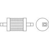 LAMPA LED LINE 78mm 60 6,5W/827 230V R7S 6X1