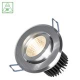 FIALE II 6W COB 38st 230V NW OCZKO LED pierścień szczotkowane aluminium