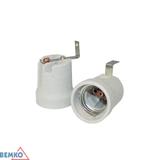 OPRAWKA CERAMICZNA E27 Z UCHWYTEM L E15-E27-F519L BEMKO