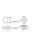 Oprawa SP FIX P 8W 930 PS DIM IP44 WT