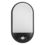 NEFRYT LED 15W, oprawa ogrodowa z czujnikiem ruchu, 1100lm, IP54, 4000K, czarna AD-OP-6147BLPMR4 ORNO