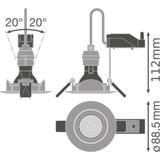 Oprawa SPOT KIT ADJ V 9,3W 930 GU10 DIM REXEL