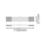 Oprawa DAMP PROOF 1200 1xLAMP HOUSING TH-KIT 5x2.5