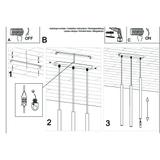Sollux Lampa wisząca PASTELO 3L drewno SL.1267