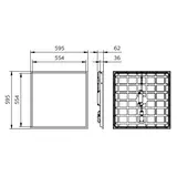 Panel LED Coreline RC132V G6 31/22W 2900/3100/3350/3600/4000/4300lm IP20/44 all-in 3000/3500/4000K b 9,11402E+11 PHILIPS