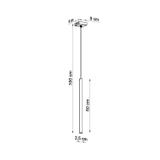Sollux Lampa wisząca PASTELO 1 czarna SL.0469