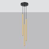 Sollux Lampa Wisząca PASTELO 3P złoty połysk SL.1197
