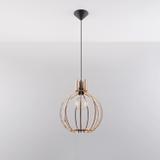 Sollux Lampa wisząca ARANCIA naturalne drewno SL.0391