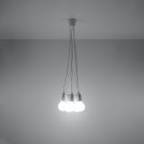 Sollux Lampa wisząca DIEGO 5 biała SL.0571