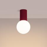 Plafon HALO burgund IP44