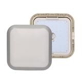 Plafon MONSUN LED 60 SMD2835, szary, IP66, klosz poliwęglan mleczny OR-PL-342GLPM4 ORNO