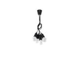 Sollux Lampa wisząca DIEGO 5 czarna SL.0574