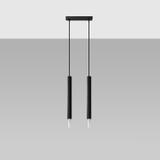 Sollux Lampa wisząca WEZYR 2 czarna SL.0961