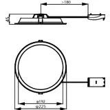 Oprawa sufitowa Downlight Ledinaire DN065B G4 19W 2000lm 3000/4000/6500K LED20/ 840 19W 220-240V D20 9,29003E+11 PHILIPS