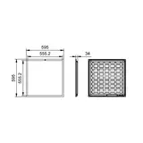 Panel LED PILA RC007B 40W 4000lm IP20 4000K barwa neutralna LED40S/ 840 PSU I W60L60 NOC 9,11402E+11 PHILIPS