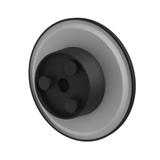 Kinkiet oprawa ścienna PIATTA 12W CCT 230V IP44 180x47MM CZARNY OKRĄGŁA ELEWACYJNA Spectrum LED