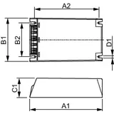 Statecznik transformator elektroniczny HID-PV Base 150 SON/CDO Q 220-240V 9,13712E+11 PHILIPS