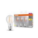 Żarówka LED x3 A60 E27 7.5W = 75W 1055lm 2700K Ciepła 300° BASE Osram