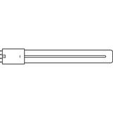 Lampa DULUX L LED FR 24 ECG, AC mains 12W 830 2G11