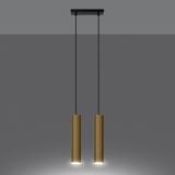 Sollux Lampa Wisząca LAGOS 2 złoty połysk SL.1241