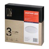 JANTAR plafon LED 24W, 2565 lm, 4000K, klosz PC, IP54 AD-PL-6469WLPM4 ORNO