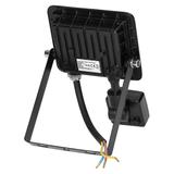 ALLED 10W Naświetlacz LED z PIR, 850lm, IP44, 4000K, Alu+szkło FL/R-9 ORNO