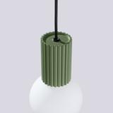 Lampa wisząca HALO 1 zielona oliwka