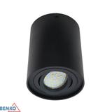 DOWNLIGHT ORTAL REGULOWANA fi96 GU10 MAX. 1x50W CZARNA C23-DLO-AR-GU10-150-BL BEMKO