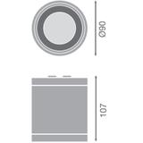 Oprawa DOWNLIGHT SURFACE DN 90 P 15W 830 60D IP65 WT