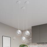 Lampa wisząca TULOS 3L biała