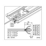 Oprawa liniowa LINEAR SURFACE 600 P 18W 840 white IP44 DALI