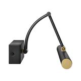 Kinkiet lampa nad lustro RICO LED 7W 770lm 4000K IP44 dł. 40 cm czarna AD-OM-6518L4/B ORNO
