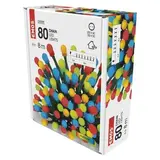 Lampki choinkowe kulki 80 LED 8m multikolor IP44 timer D5AM02 EMOS