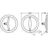 Lampa LED CIRCOLUX FR 100 non-dim 17W 827 E27