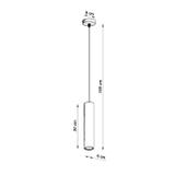 Sollux Lampa wisząca LUVO 1 SL.0653