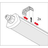 Oprawa DAMP PROOF LED COMPACT 1500 55W 6500K GR IP66