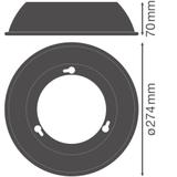 Oprawa HIGH BAY COMPACT V REFL 83W 80DEG SI
