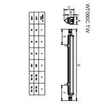 Oprawa hermetyczna Ledinaire WT060C przelotowa 46W 5600lm IP66 4000K barwa neutralna LED56S/ 840 PSU TW1 150cm BN 5 lat gw. 9,11402E+11 PHILIPS