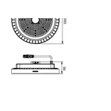 Oprawa Highbay Coreline BY122P G5 157W 25000lm IP65 6500K barwa zimna LED250S/865 PSU NB 5 lat gw. 9,11402E+11 PHILIPS
