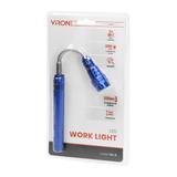 Latarka teleskopowa 17-57 cm, 3 LED, 4 x LR44, wyginana głowica, magnes WL-9 ORNO