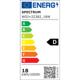 ŚWIETLÓWKA LED TUBE T8 SMD 2835 18W NW premium 28X1200 glassSPECTRUM