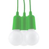 Sollux Lampa wisząca DIEGO 3 zielony SL.0582