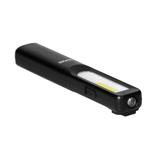Latarka warsztatowa LED 3W 200lm + 3W 150lm, 1200mAh, 3 funkcje 100%, 50%, dioda frontowa, magnes, z WL-2 ORNO